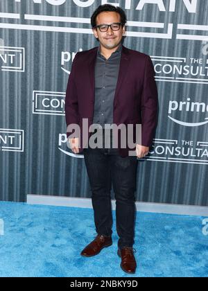 Culver City, United States. 13th Feb, 2023. CULVER CITY, LOS ANGELES, CALIFORNIA, USA - FEBRUARY 13: Ryan Bravo arrives at the Los Angeles Premiere Of Amazon Prime Video's 'The Consultant' Season 1 held at The Culver Theater on February 13, 2023 in Culver City, Los Angeles, California, United States. (Photo by Xavier Collin/Image Press Agency) Credit: Image Press Agency/Alamy Live News Stock Photo
