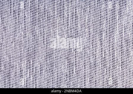 abstract background of soft textured fabric in gray and white checkered Stock Photo