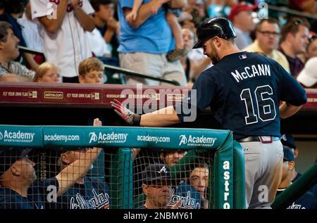 Atlanta Braves Dan Uggla is seen sat he Braves play the Washington  Nationals at Nationals Park on August 6, 2013 in Washington, D.C. UPI/Kevin  Dietsch Stock Photo - Alamy