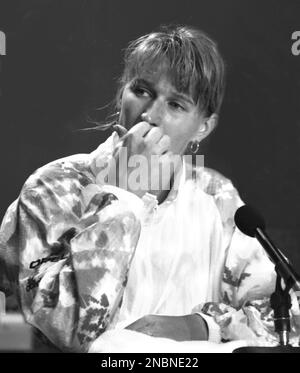 Australian Open Tennis Championships 1991 Steffi Graf   Photo by Tony Henshaw Archive Stock Photo