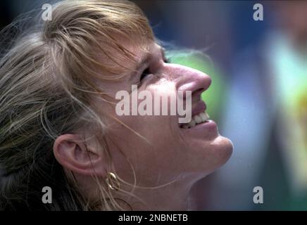 Australian Open Tennis Championships 1991 Steffi Graf   Photo by Tony Henshaw Archive Stock Photo