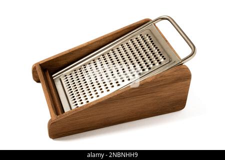https://l450v.alamy.com/450v/2nbnhh9/cheese-grater-food-classic-wooden-and-metal-kitchen-on-white-backgroundvintage-kitchen-utensil-on-white-isolated-copyspaceshredder-overview-2nbnhh9.jpg