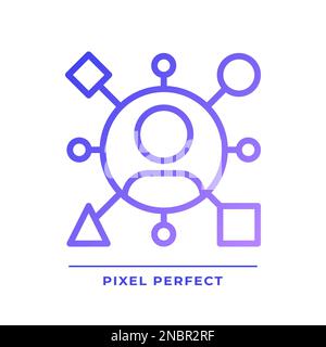Archetype pixel perfect linear icon Stock Vector Image & Art - Alamy