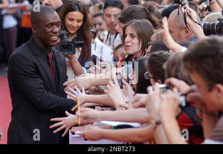 AC Milan midfielder Clarence Seedorf is appointed Knight in the Order of  Orange Nassau by the Netherlands ambassador to Italy Alphonsus Stoelinga,  in a ceremony in Rome Thursday, April 28, 2011, bestowed