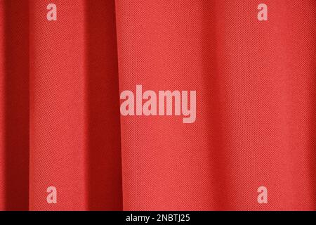 red curtain on stage background and texture Stock Photo