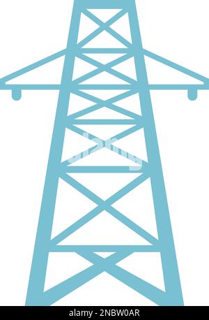 Electric pole icon design illustration Stock Vector