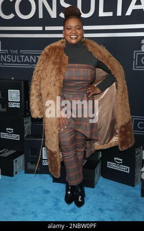 Culver City, Ca. 13th Feb, 2023. Latasha Gillespie at Prime Video's The Consultant Premiere at Culver Theater in Culver City, California on February 13, 2023. Credit: Faye Sadou/Media Punch/Alamy Live News Stock Photo