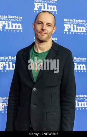 Santa Barbara, USA. 13th Feb, 2023. Markus Stemler - Sound Designer (All Quiet on the Western Front) arrives at the 2023 Santa Barbara International Film Festival red carpet event in receiving the Variety Artisans Award at the Arlington Theatre on February 13, 2023 in Santa Barbara, CA. (Photo by Rod Rolle/Sipa USA) Credit: Sipa USA/Alamy Live News Stock Photo