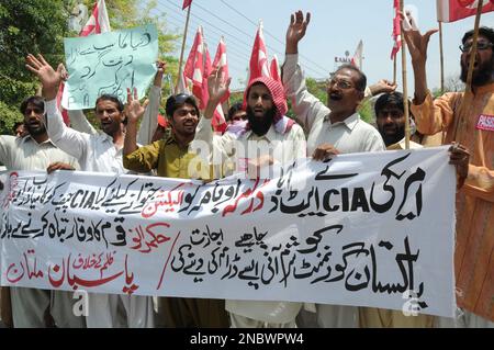 Supporters of the youth wing of the Pakistani religious party  Jamat-e-Islami rally to support Faisal Shahzad, the suspect accused of the  failed Times Square car bombing, in Karachi, Pakistan on Thursday, May