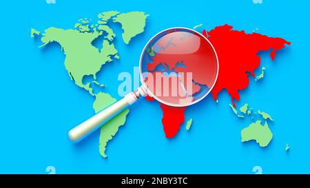 global search concept Stock Photo