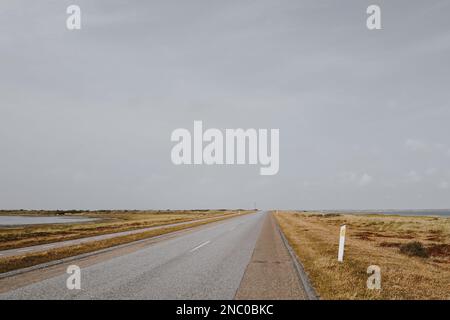Agger Tange, Road to Nowhere, Agger, Denmark Stock Photo - Alamy