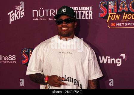 Various celebrities walk the Red Carpet at Shaq's Fun House at Talking Stick Resort and Casino. Stock Photo