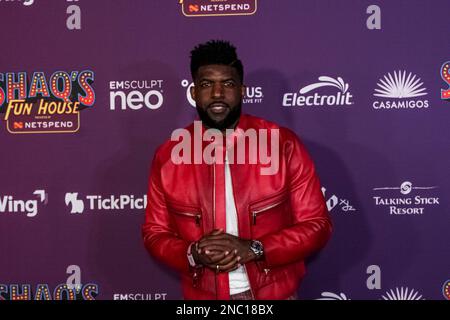 Various celebrities walk the Red Carpet at Shaq's Fun House at Talking Stick Resort and Casino. Stock Photo