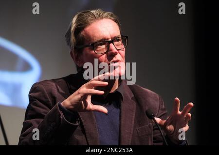 Stephen Woolley photographed during the Mark Kermode in 3D held at Bfi Southbank , London on Monday 5 December 2022 . Picture by Julie Edwards. Stock Photo