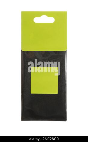 Paper scented sachet isolated on white background Stock Photo