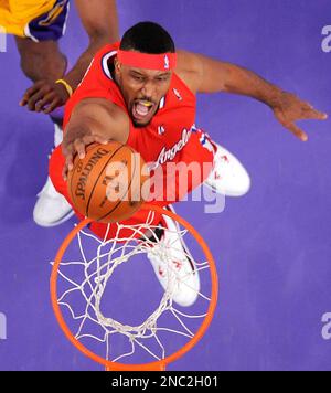 NO FILM, NO VIDEO, NO TV, NO DOCUMENTARY - Orlando Magic guard Jameer  Nelson, right, and Los Angeles Clippers forward Craig Smith battle for the  ball during an NBA game at Amway