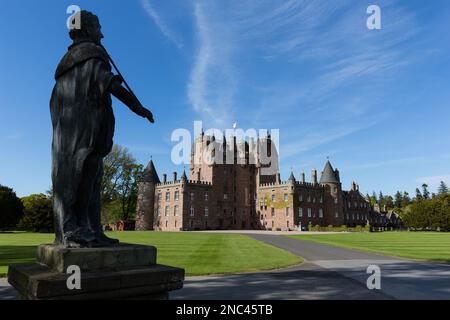 Statue of King Charles I near Glamis Castle in Angus, Scotland Stock Photo