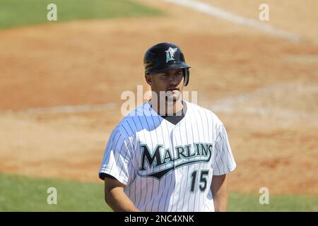 New Miami Marlins Uniform, November 12, 2011: Gaby Sanchez,…