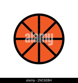 Orange icon line isolated on white background. Black flat thin icon on modern outline style. Linear symbol and editable stroke. Simple and pixel perfe Stock Vector