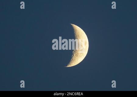 Waxing Crescent Moon Stock Photo - Alamy