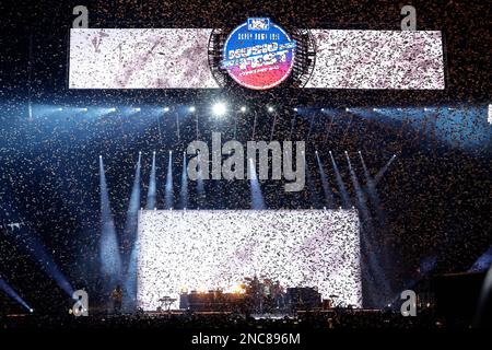 Day 1 of the Bud Light Super Bowl Music Fest, featuring Paramore,  Bleachers, and special guest Budda Baker Stock Photo - Alamy