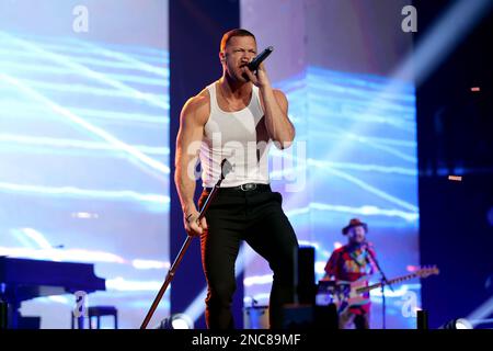 Day 1 of the Bud Light Super Bowl Music Fest, featuring Paramore,  Bleachers, and special guest Budda Baker Stock Photo - Alamy