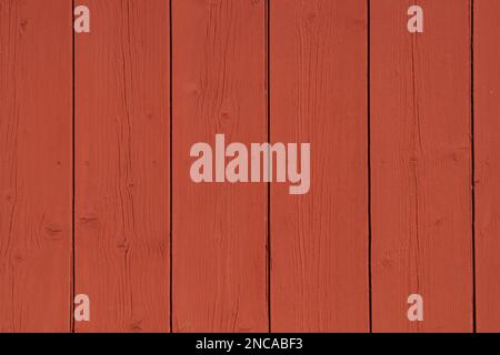 Red background from a wooden board old rustic fence or a wall Stock Photo