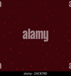 Starry background. Stars sparsely scattered on dark red background. Amazing glowing space cover. Stylish vector illustration. Stock Vector