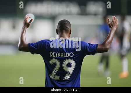 Belo Horizonte, Brazil, 13th Feb, 2023. Reynaldo of Cruzeiro, after the match between Cruzeiro and Atletico Mineiro, for the Championship Mineiro 2023, at Arena Independencia Stadium, in Belo Horizonte on February 13. Photo: Daniel Castelo Branco/DiaEsportivo/Alamy Live News Stock Photo