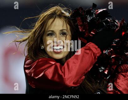 Tampa Bay Buccaneers cheerleader Ashley Lamb during an NFL preseason  football game against the Kansas City Chiefs Saturday, Aug. 21, 2010 in  Tampa, Fla. (AP Photo/Chris O'Meara Stock Photo - Alamy