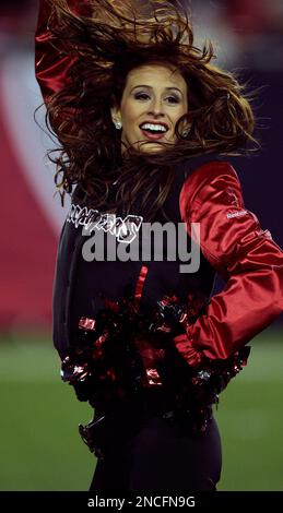 Tampa Bay Buccaneers cheerleader Ashley Lamb during an NFL preseason  football game against the Kansas City Chiefs Saturday, Aug. 21, 2010 in  Tampa, Fla. (AP Photo/Chris O'Meara Stock Photo - Alamy