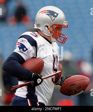 New England Patriots kicker Shayne Graham kicks a field goal in the first  half against the Pittsburgh Steelers out of the hold of Zoltan Mesko during  an NFL football game in Pittsburgh