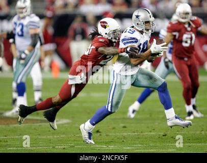 Dallas Cowboys wide receiver Miles Austin (19) jumps over Kansas