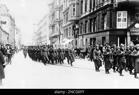 German soldiers in Denmark, 1940 Stock Photo - Alamy