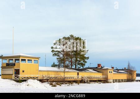 Rauhaniemi Folk Spa in Rauhaniemi Tampere Finland Stock Photo