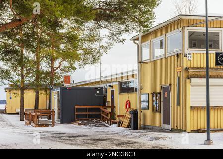 Rauhaniemi Folk Spa in Rauhaniemi Tampere Finland Stock Photo