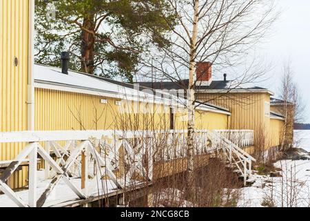 Rauhaniemi Folk Spa in Rauhaniemi Tampere Finland Stock Photo