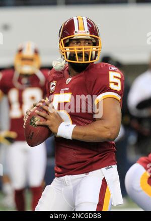 Washington Redskins' quarterback Donovan McNabb congratulates