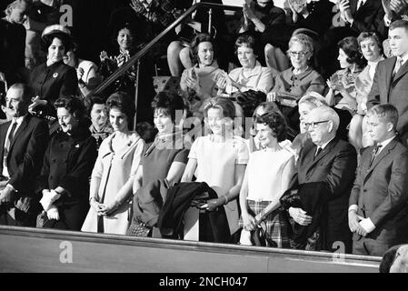 Members of the families of Apollo 8 astronauts Frank Borman James