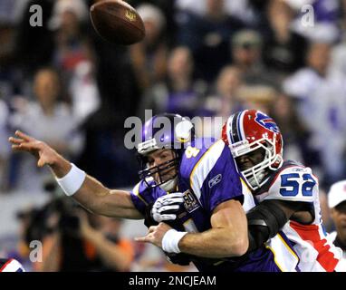 August 6, 2010: Buffalo Bills rookie linebacker ARTHUR MOATS (#45) in  action during a training camp session at Saint John Fisher College in  Pittsford, New York. (Credit Image: © Mark Konezny/Southcreek  Global/ZUMApress.com