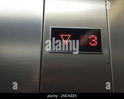 Elevator keypad Stock Photo