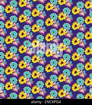 Background pattern texture wallpaper seamless textile abstract vector design illustration Fabric print Stock Vector