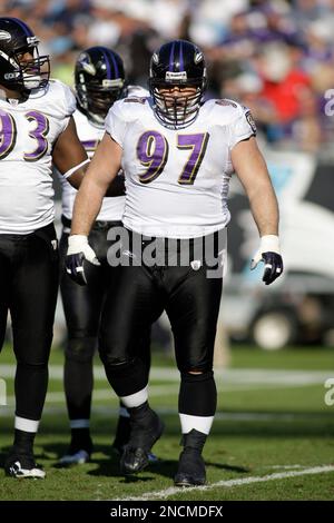 30 July 2010: Baltimore Ravens defensive tackle Kelly Gregg (97) in action  during Ravens training camp at McDaniel College in Westminster,  MDMandatory Credit: Russell Tracy / Southcreek Global. (Credit Image: ©  Russell