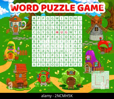 Vector Fairytale Word Scramble Activity Page. English Language Game with  Castle, King, Princess, Queen for Kids Stock Vector - Illustration of  character, game: 231139424