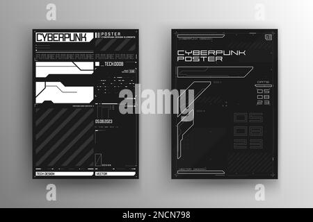 Poster In Metallo Composito Alluminio – Stile Cyberpunk, Moderno, Decorazione Da Parete Astratta, 45x30 Cm - 5