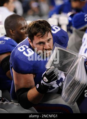 New York Giants guard Rich Seubert is seen during football