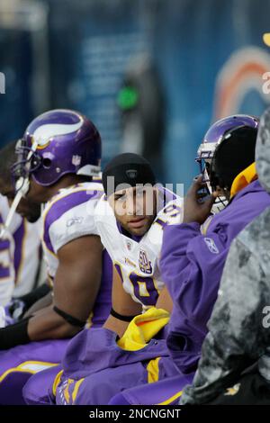 14 November 2010: Minnesota Vikings WR, Greg Lewis dives but can't