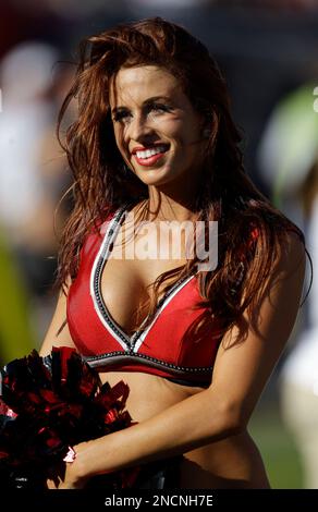 Tampa Bay Buccaneers cheerleader Ashley Lamb during an NFL preseason  football game against the Kansas City Chiefs Saturday, Aug. 21, 2010 in  Tampa, Fla. (AP Photo/Chris O'Meara Stock Photo - Alamy