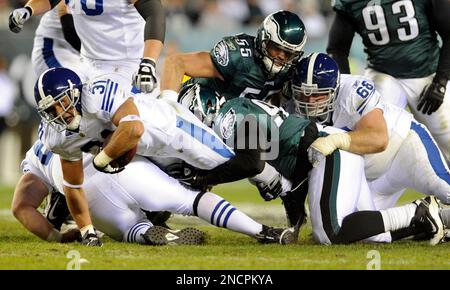 Philadelphia Eagles' Darryl Tapp (91) in the first half of an NFL football  game against the Dallas Cowboys, Sunday, Jan. 2, 2011, in Philadelphia. (AP  Photo/Michael Perez Stock Photo - Alamy