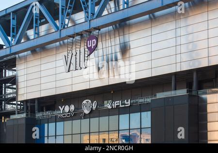 Vill'Up, shopping center at Porte de la Villette in Paris (France) Stock Photo